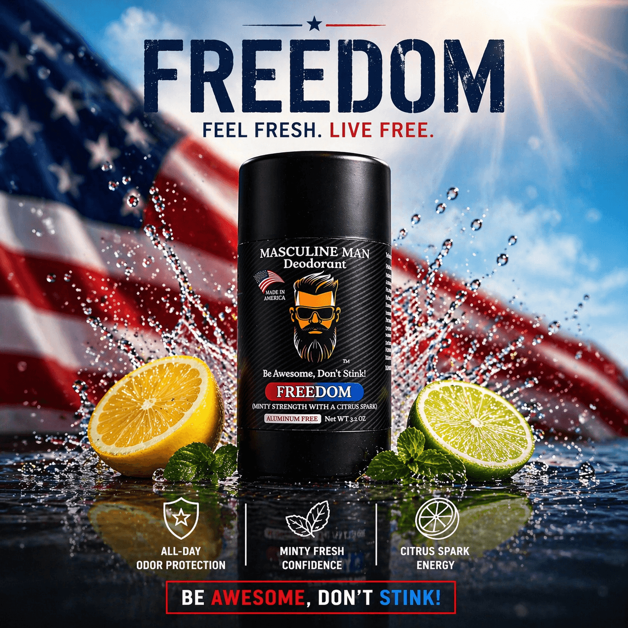 ALPHA SAVER PACK (4 DEODORANTS) 🦁 – Masculine Man