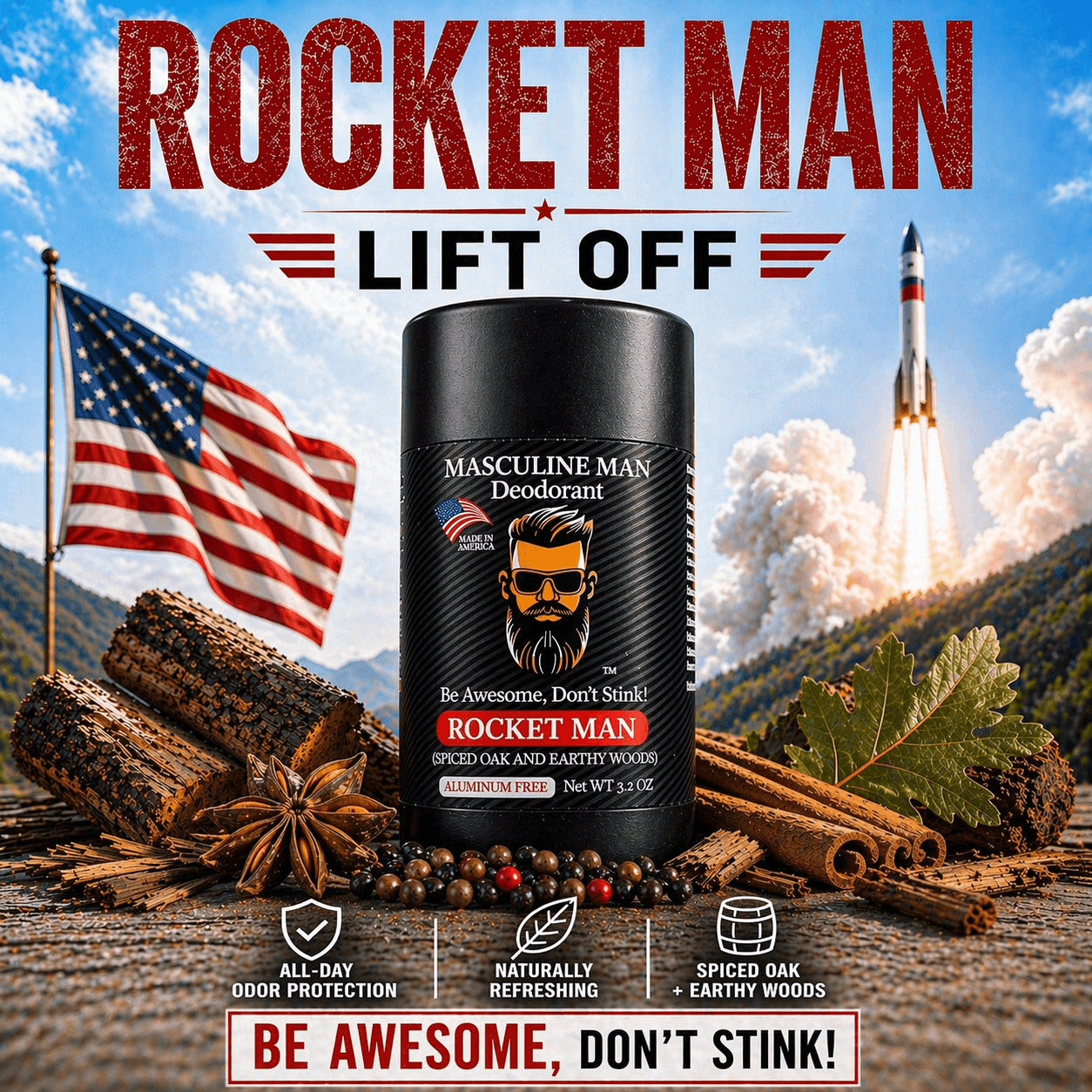 ALPHA SAVER PACK (4 DEODORANTS) 🦁 – Masculine Man